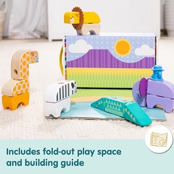 Melissa & Doug Blockables Snap & Play Safari Set - NEW in BOX - Picture 3 of 6